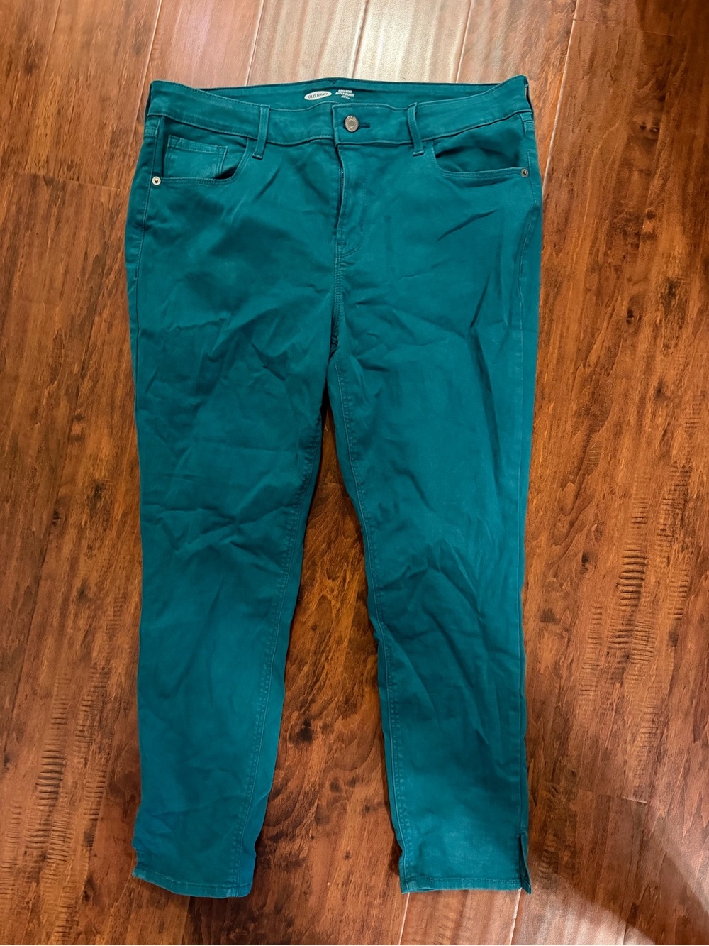 Slim Fit women’s Jeans in Teal - Picture 1 of 3